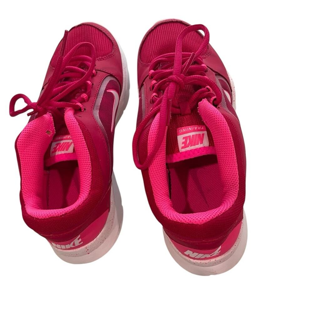 ✨ NIKE Flex Experience RN 3 Pink Red Mesh Running Shoes 7.5 EUC 👟 - Picture 4 of 7